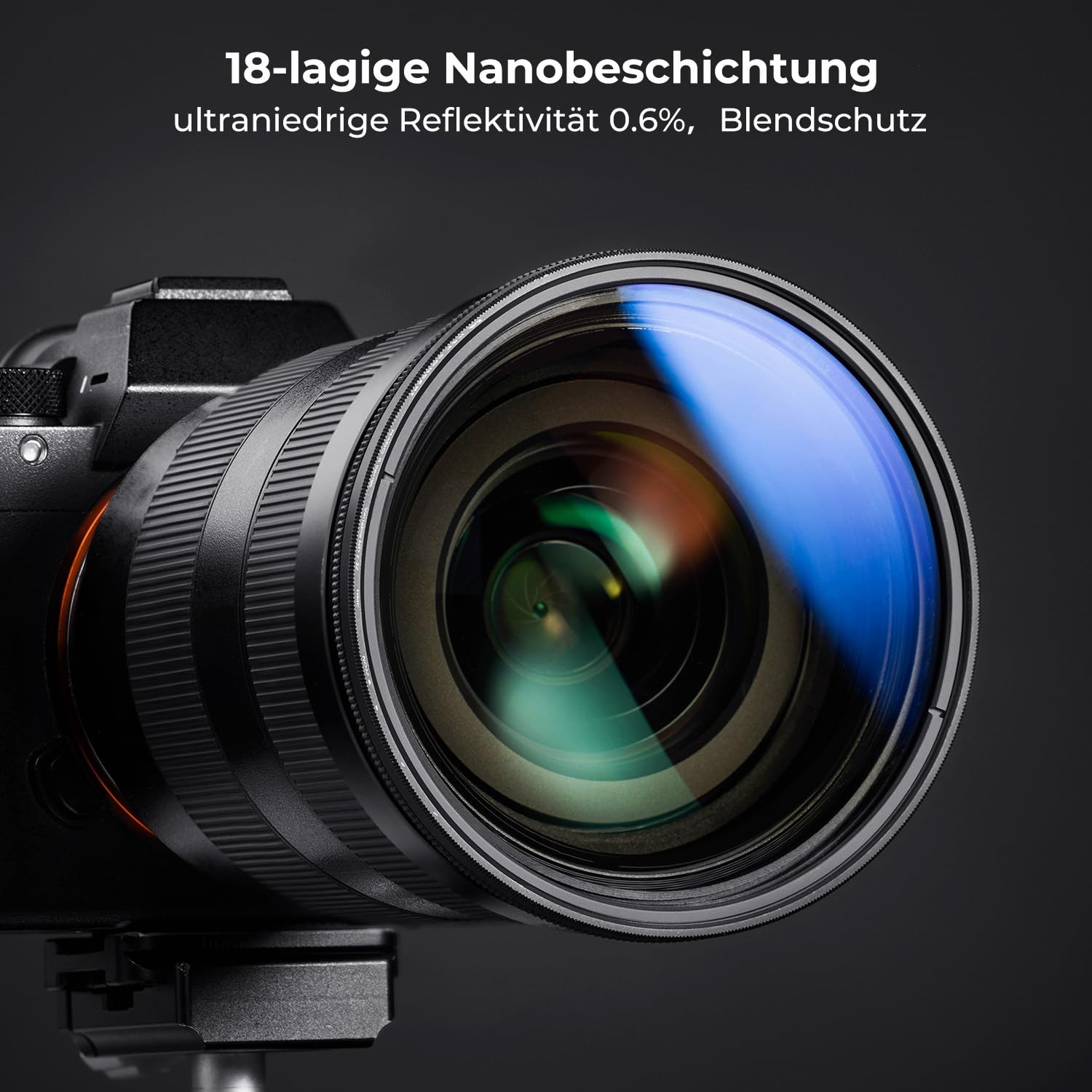 K&F CONCEPT Nano-K Serie ND Filter 62mm Variabler Graufilter ND2-32 (1-5 Blendenstufen)