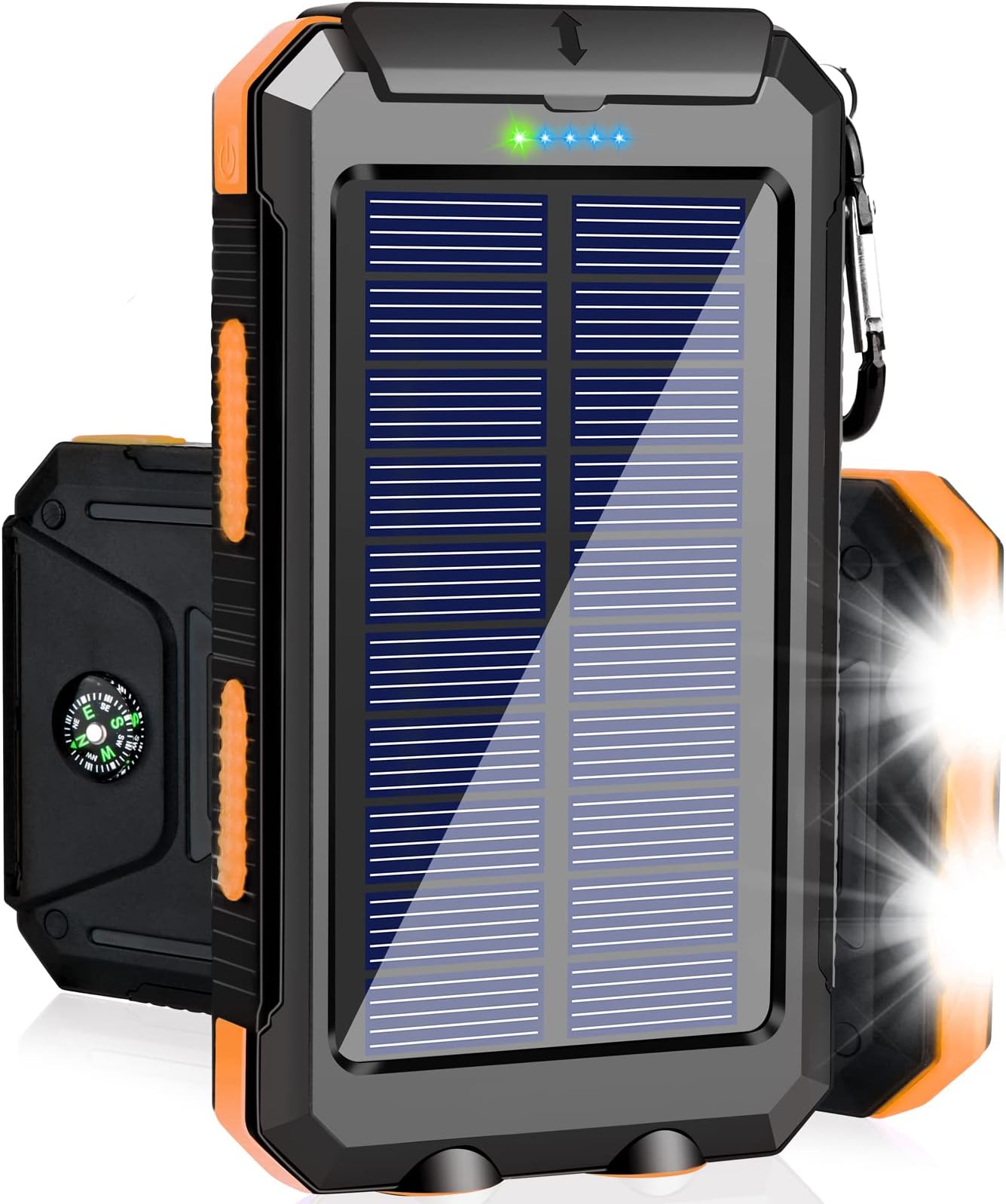 Taoxiwave Solar Charger,Solar Power Bank Fast Charging 20000mAh Waterproof Portable