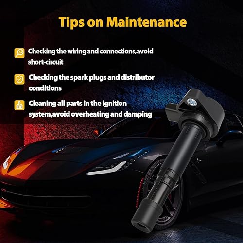 Vista 14 de OCPTY Juego de 4 bobinas de encendido compatibles con OE: UF604 C1685 apto para Mazda 3 para Mazda 5 2008-2015