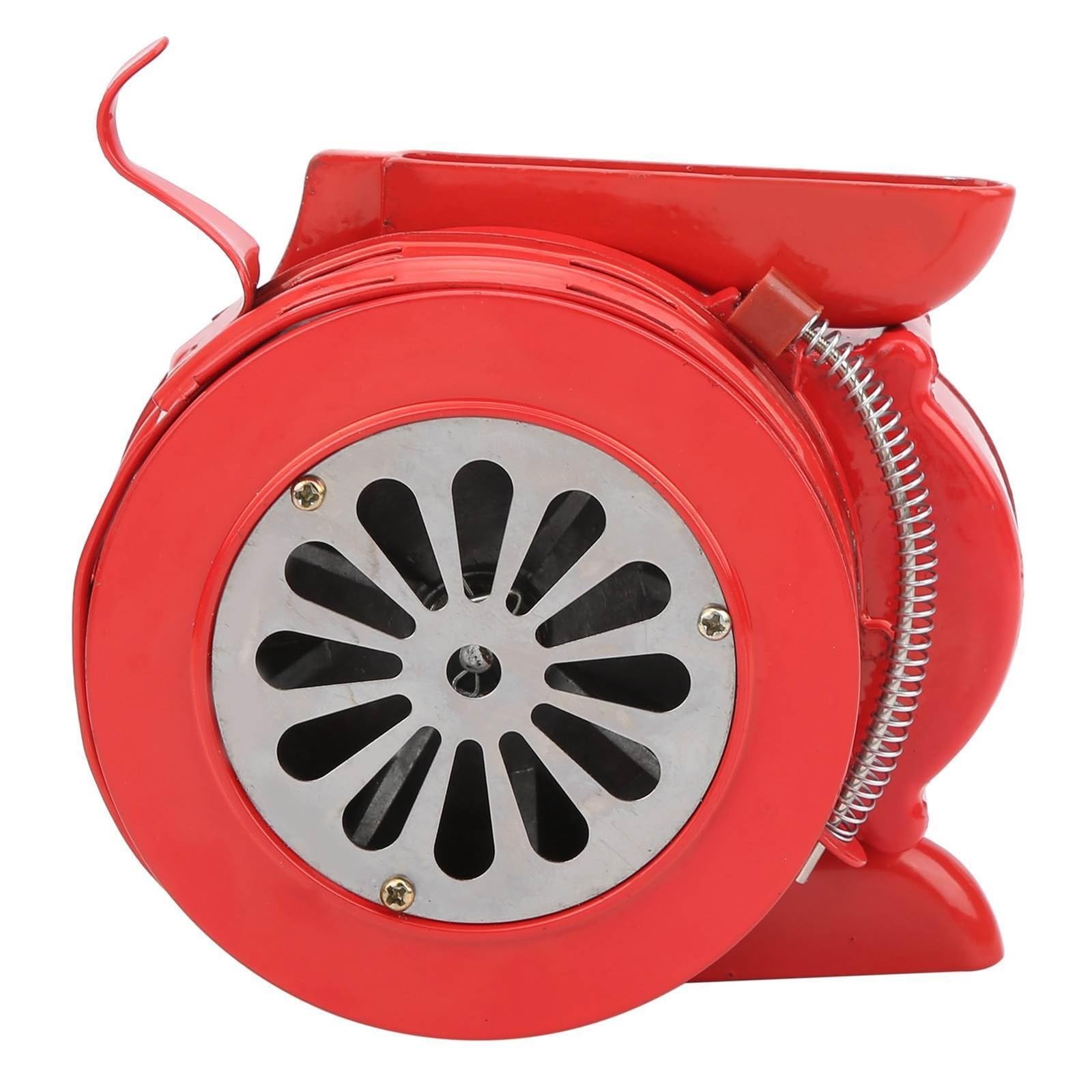 Picadora de Carne Manual, Sirena de manivela roja 120DB Alarma Manual portátil for escuelas Eventos Deportivos de Emergencia