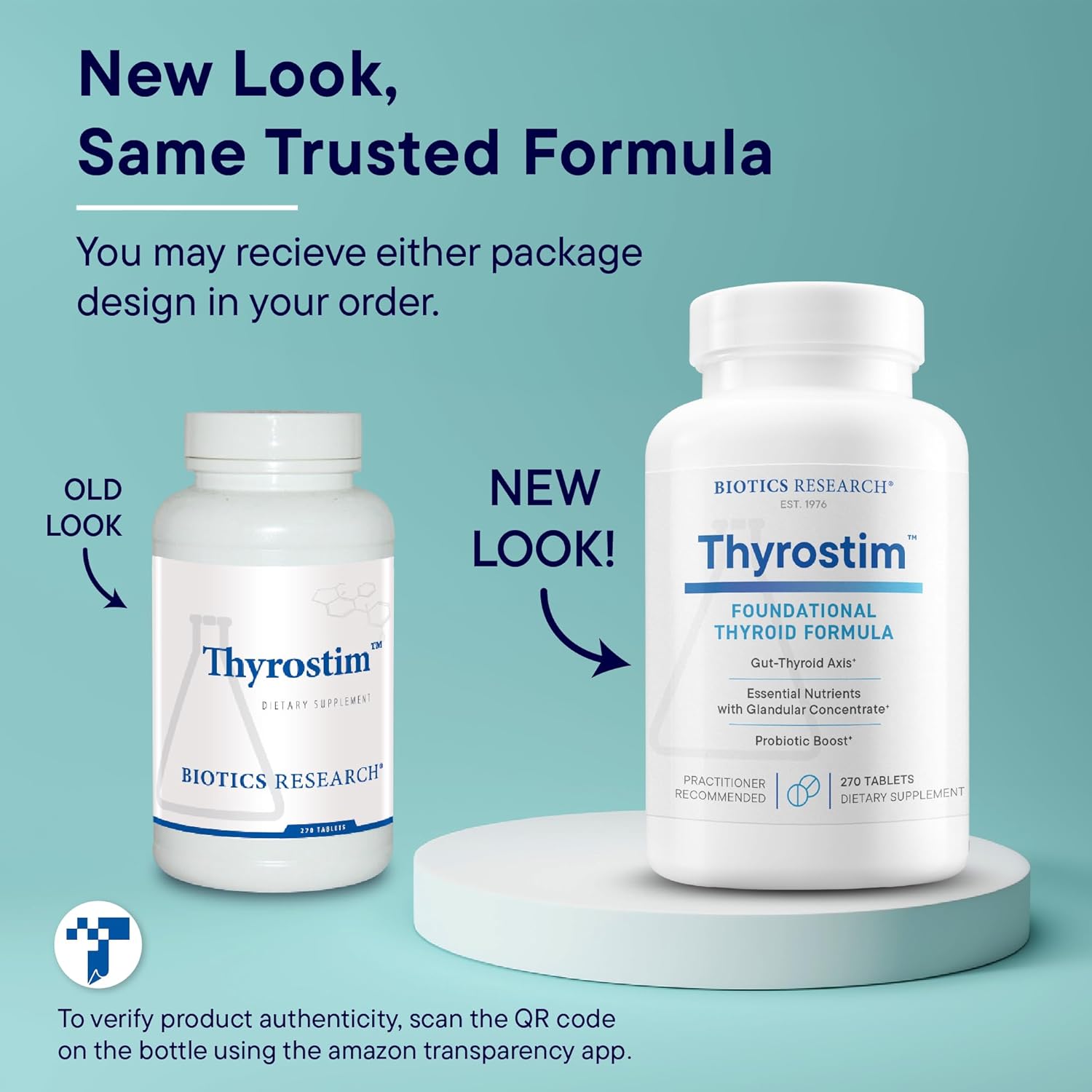 Biotics Research Thyrostim™–Endocrine & Thyroid Support for Women & Men–Supplement Balance Thyroid Hormones, Supports Thyroid Gland, Boost Metabolism, Aid Digestion & Nervous System–270 Tablets