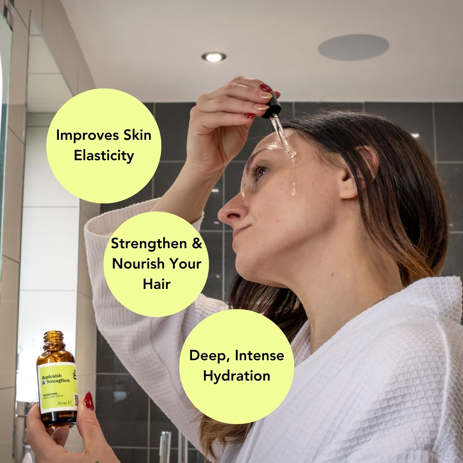 FFS Beauty Replenish & Strengthen: Squalane Serum, Skin Care, Cleansing Oil, Face Serum, Facial Oil - Image 3