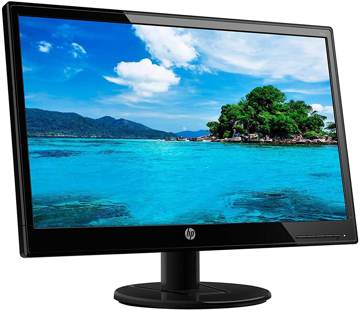 HP 21KD Monitor LED Backlight 200 nits 1920x1080 VGA and DVI-D Ports (Renewed) 20.7in
