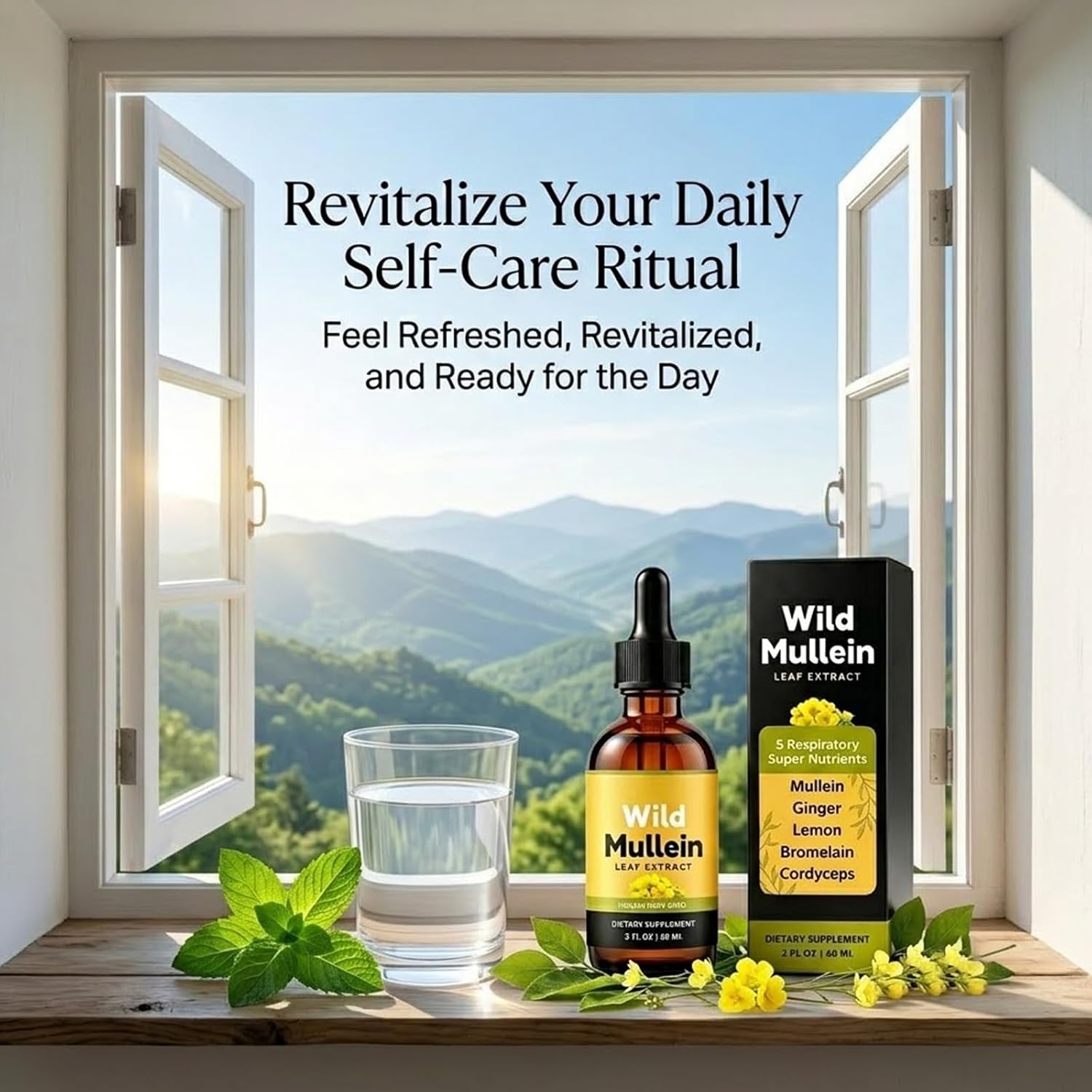 Wild Mullein Drops for Lungs, Origin Drops Mullein,2flOz