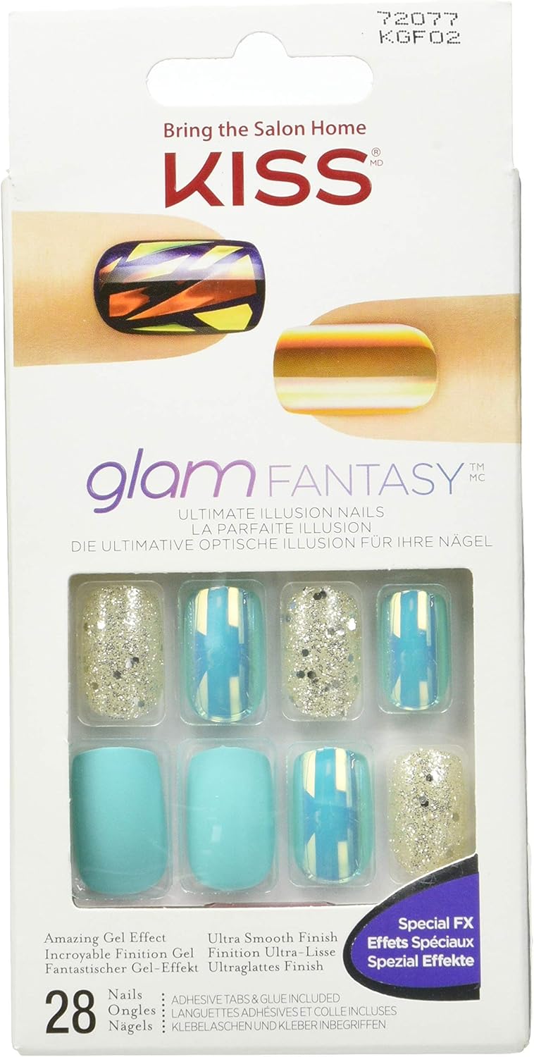 Kiss Nails Glam Fantasy Trampoline, 1 Count, 32 Gram Amazon.ca