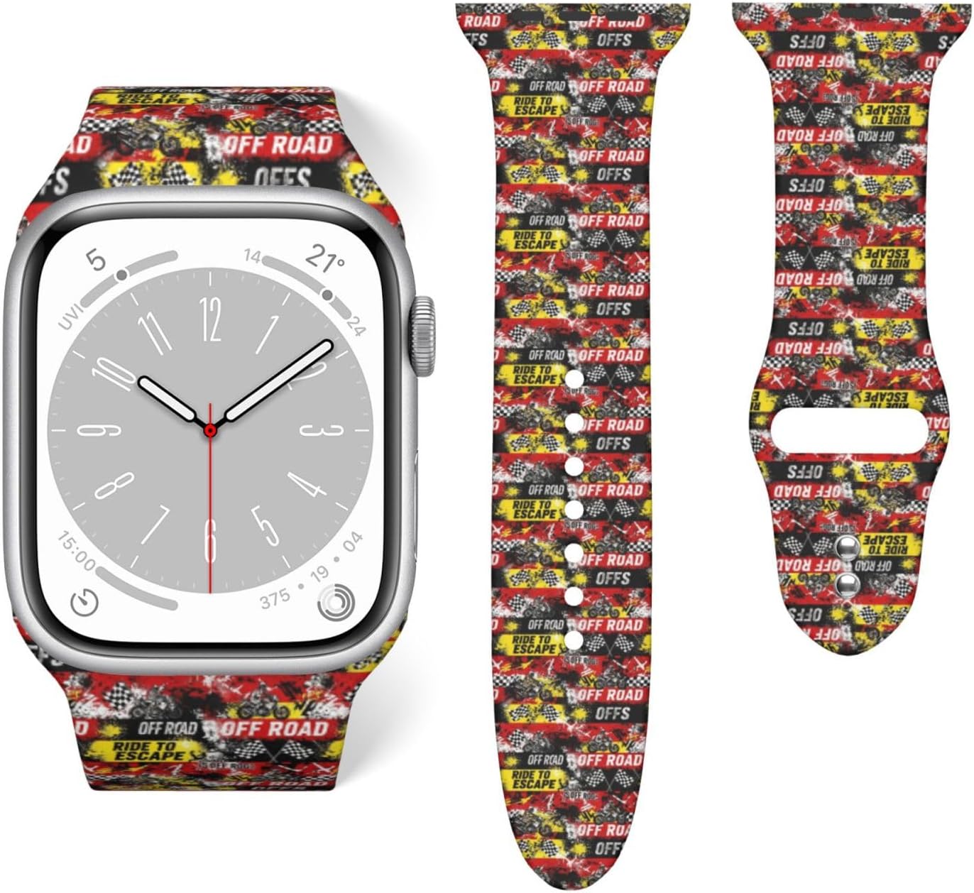 Casual Men Women Silicone Watch Band