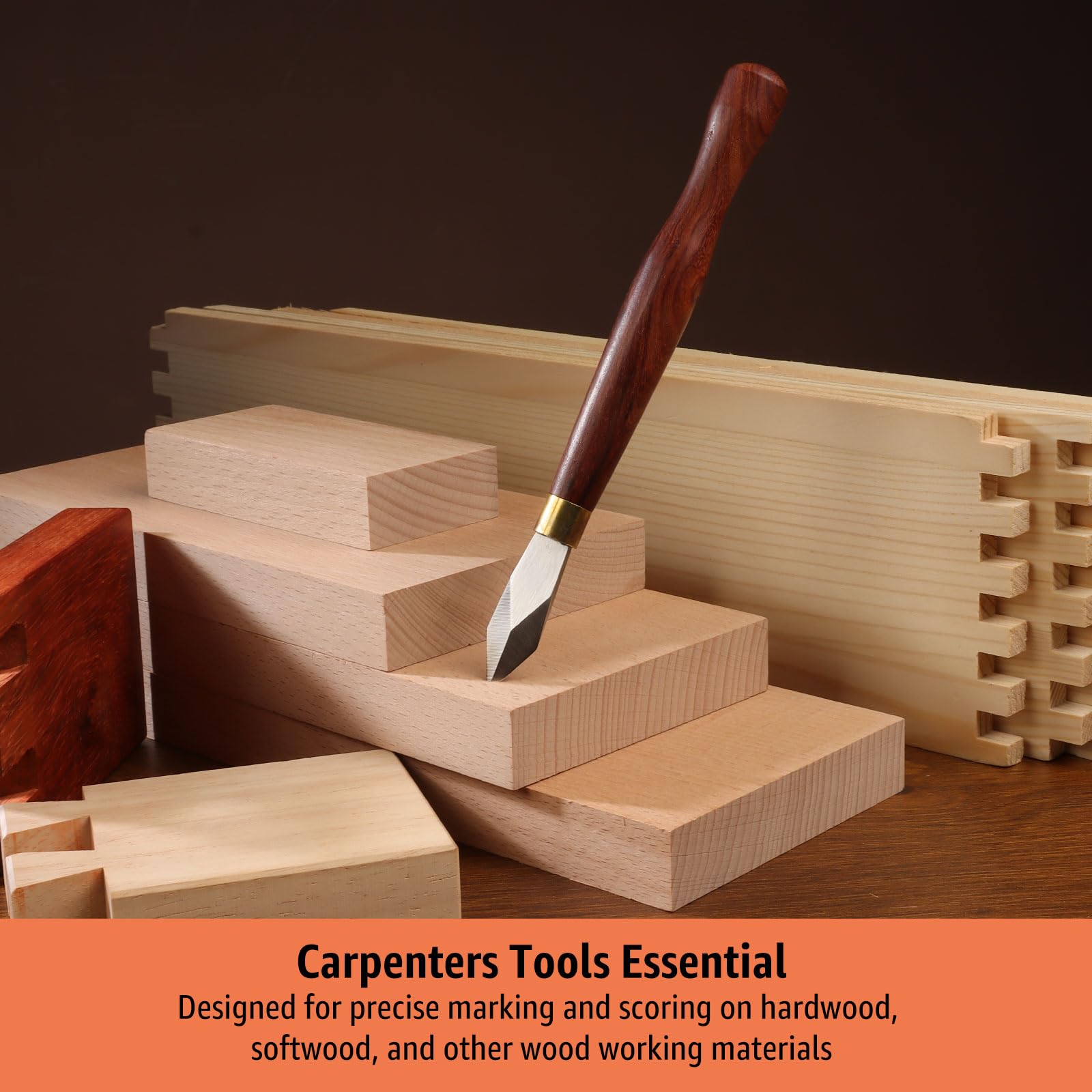 Woodworking Marking Knife, Precision Dovetail Layout Scriber Tool — Amazon image 4