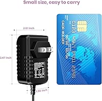 Vista 7 de Guitar Power Supply AC Wall Charger Adapter 9V DC 1A 1000mA Tip Negative 8 Way Daisy Chain Pedal Cables for Most Guitar Effect Pedals