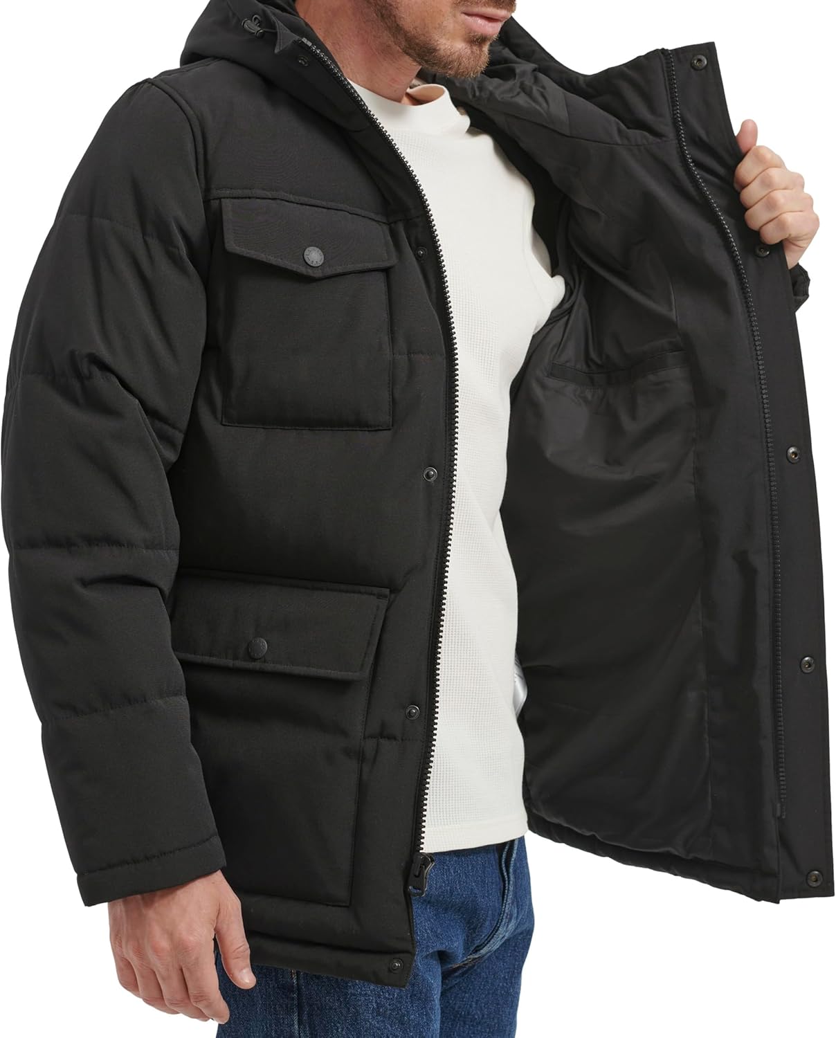 Levi's Men's Arctic Cloth Quilted Performance Parka - Image 5