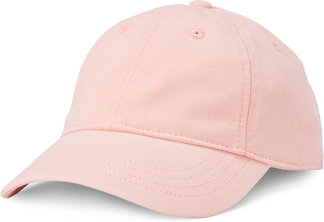 Amazon Essentials AE - Accessories Unisex Kids' Breathable Washed Cotton Adjustable Baseball Cap