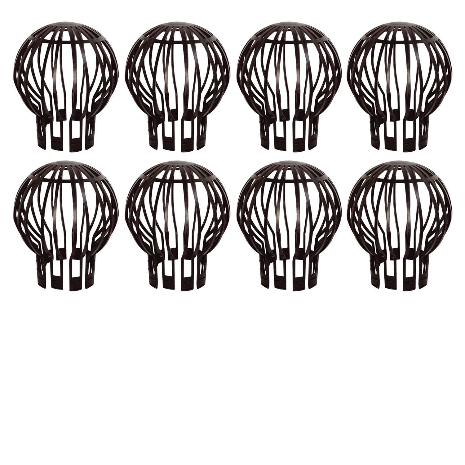 Taylor & Brown Brown Taylor & 8 Pack Plastic Gutter Guards Down Pipe Balloon Filter - Keeps Gutter Downpipes Clear Of Blockages From Leaves, Moss, Muck, Mud, Balls And Other Debris