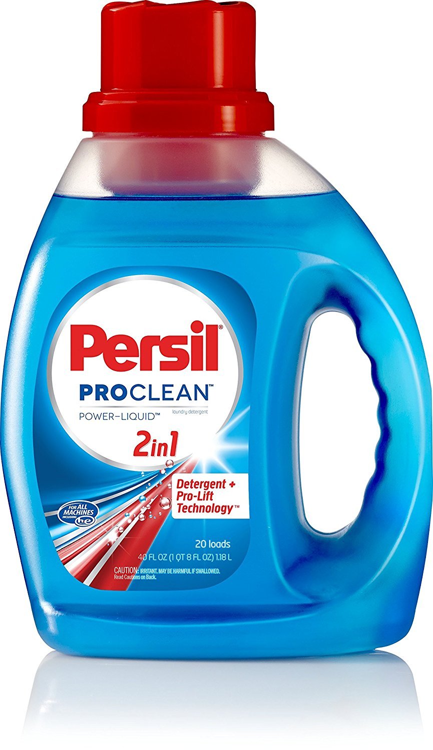 Persil ProClean Stain Fighter Liquid Laundry Detergent, 40 Fluid Ounces, 20 Loads