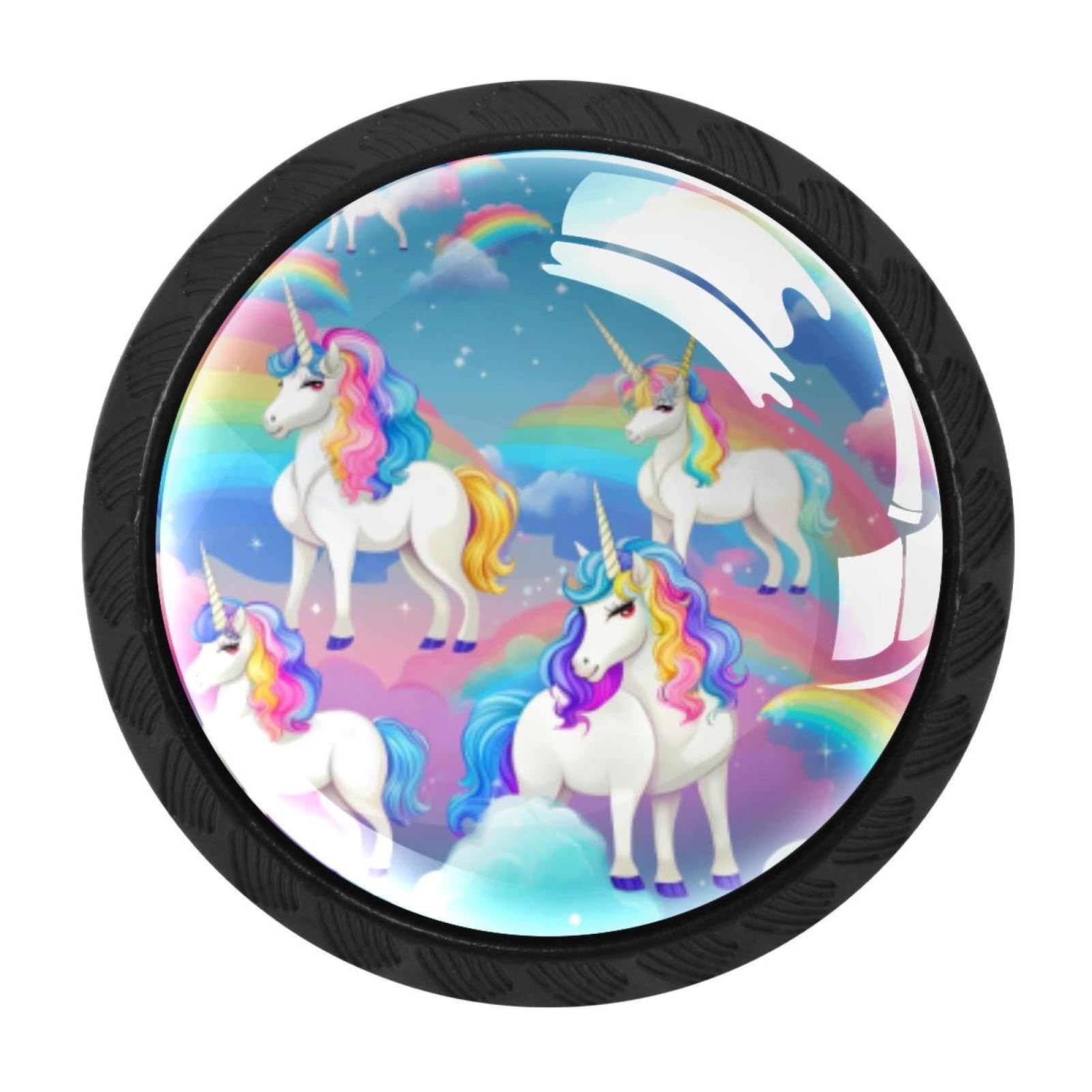 Boutons de tiroir licorne pour remplacer les poignées d'armoire de chambre d'enfant