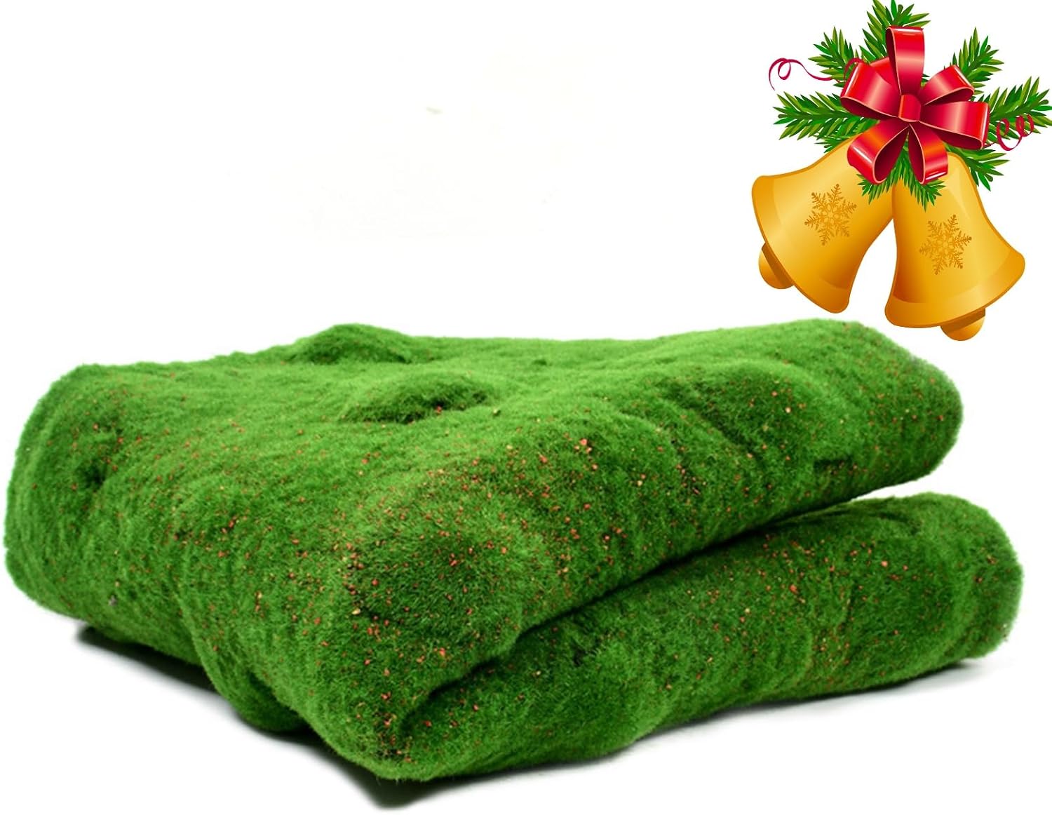 Moss Carpet for Indoor Plants Artificial Grass Rug Fake Moss 1x1m Landscape Mats (X)
