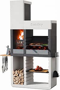 Unbekannt Sunday Chimenea de jardín One Tower