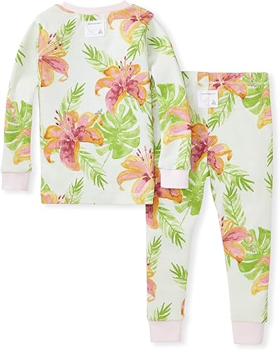 Miniatura 91 de Burt's Bees Baby Pijama para niña, 2 piezas, camiseta de manga larga y pantalones de algodón orgánico