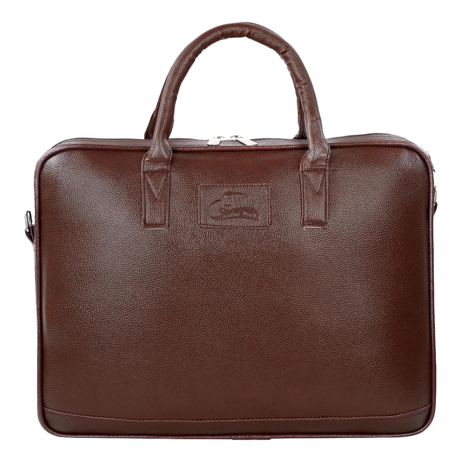 Leather World Vegan Leather 15 Inch Office Laptop Travel Messenger Bag Satchel for Men and Women, with Adjustable Strap & Multiple compartments (Light Brown) (B0CV5GXPS6) Amazon Price History, Amazon Price Tracker
