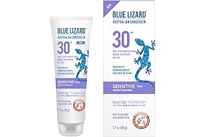 BLUE LIZARD MINERAL SUNSCREEN SPF 30 Jumbo Stick (3 ounces), Dermatologist recommended,...