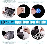 Vista 7 de Protector de pantalla de TV de película antirreflejos, filtro de monitor de luz azul, protege contra la radiación, alivia la fatiga ocular y duerme