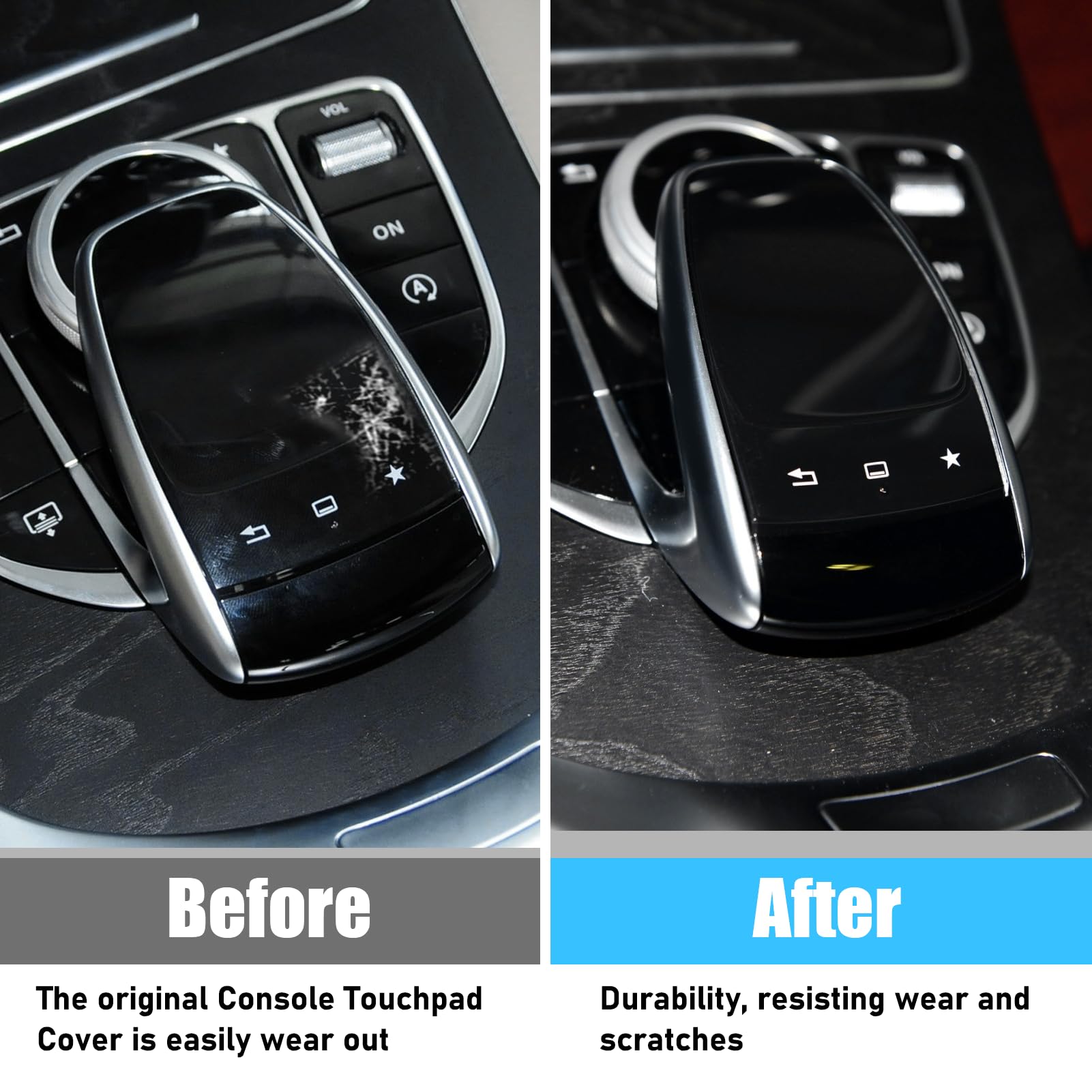 Jaronx Compatible with Mercedes Benz Multimedia Touch Pad Cover