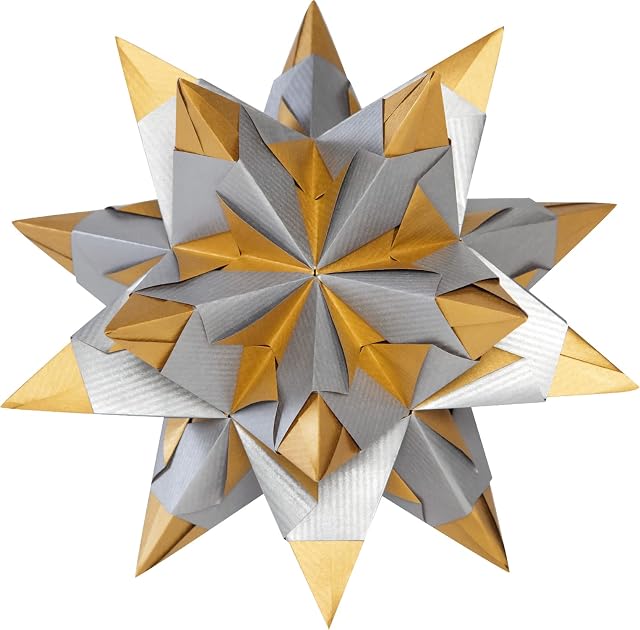 Foto 3 de 5 de Folia 366/2020 Bascetta Duo - Set de papeles transparentes de 20 x 20 cm para construcción de estrellas (32…