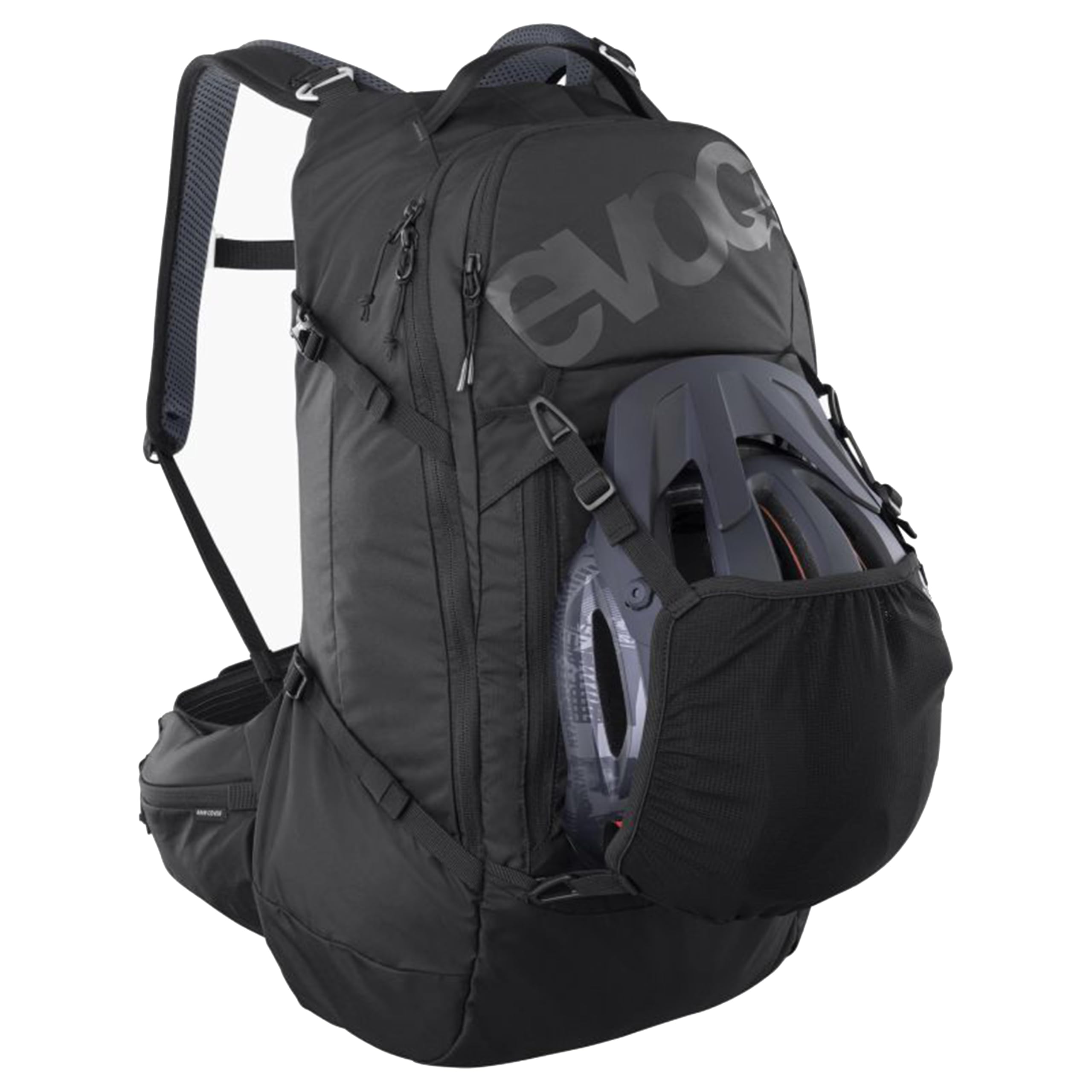 EVOC TRAIL PRO BLACKLINE 26 Sac à dos protecteur (sac à dos léger avec protection dorsale, compartiment pour poche à eau inclus, ajustement optimal)