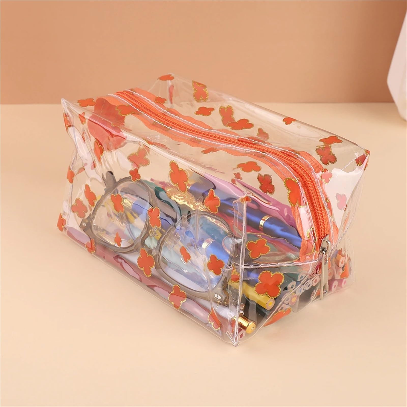 Estuche for lápices de 4 Piezas Trébol Cuatro Hojas para Cosmética