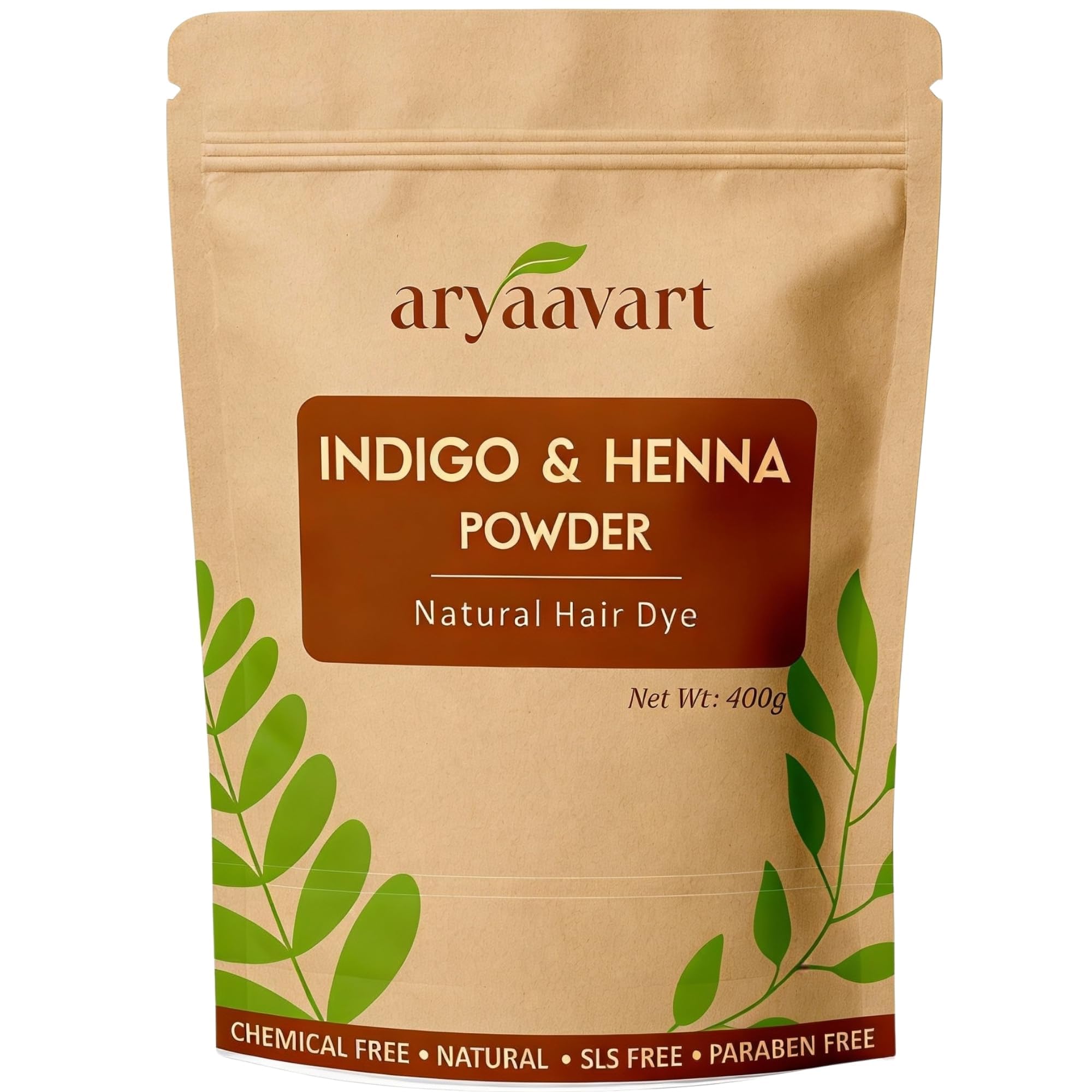 Indigo & Henna Powder Combo Pack 400g | for Natural Black & Brown Hair Color | Herbal Hair Dye for Grey Coverage | Strengthens Hair, Reduces Dandruff & Adds Shine | Chemical-Free-picture-35