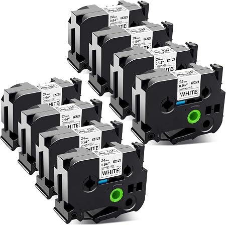 8 Pack Labelife Compatible Brother TZe 
