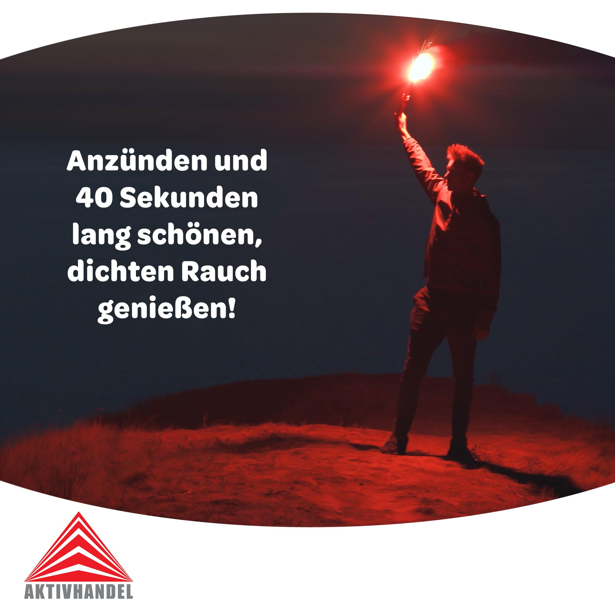 Nico 24 Bengalfeuer Rot, Blau, grün, Gelb im Verkaufsdisplay f Bengalo Party von Aktivhandel