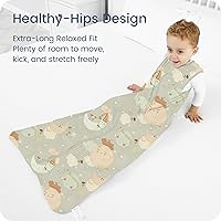 Vista 65 de Saco de dormir de 0-6-12-18-24 meses, manta transpirable de alta calidad, saco de dormir 0.5TOG 1.0TOG para bebé niña niño, Espacio Animal & Espacio