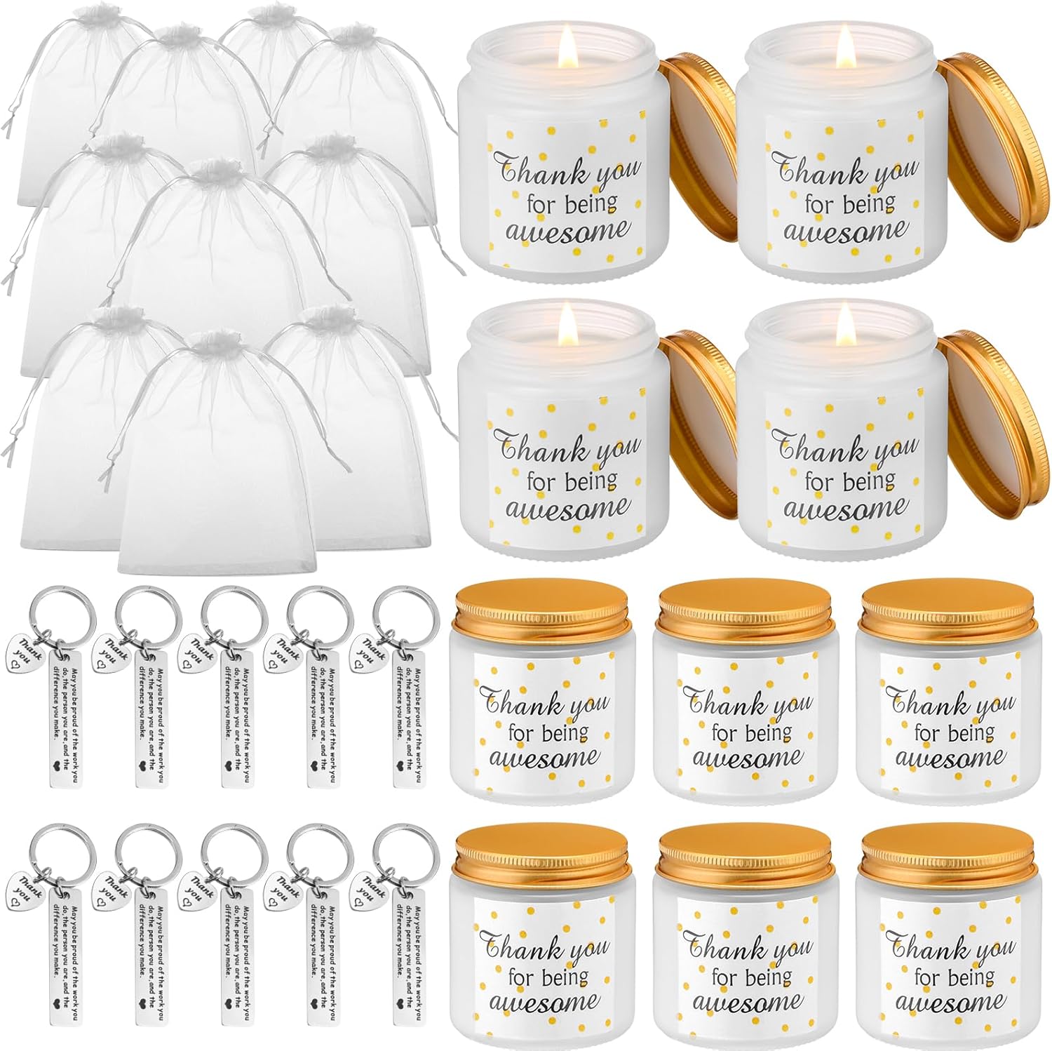 Amazon.com: MTLEE 10 Sets Thank You Gifts Bulk 2.4 x 2.6 Inch Funny ...