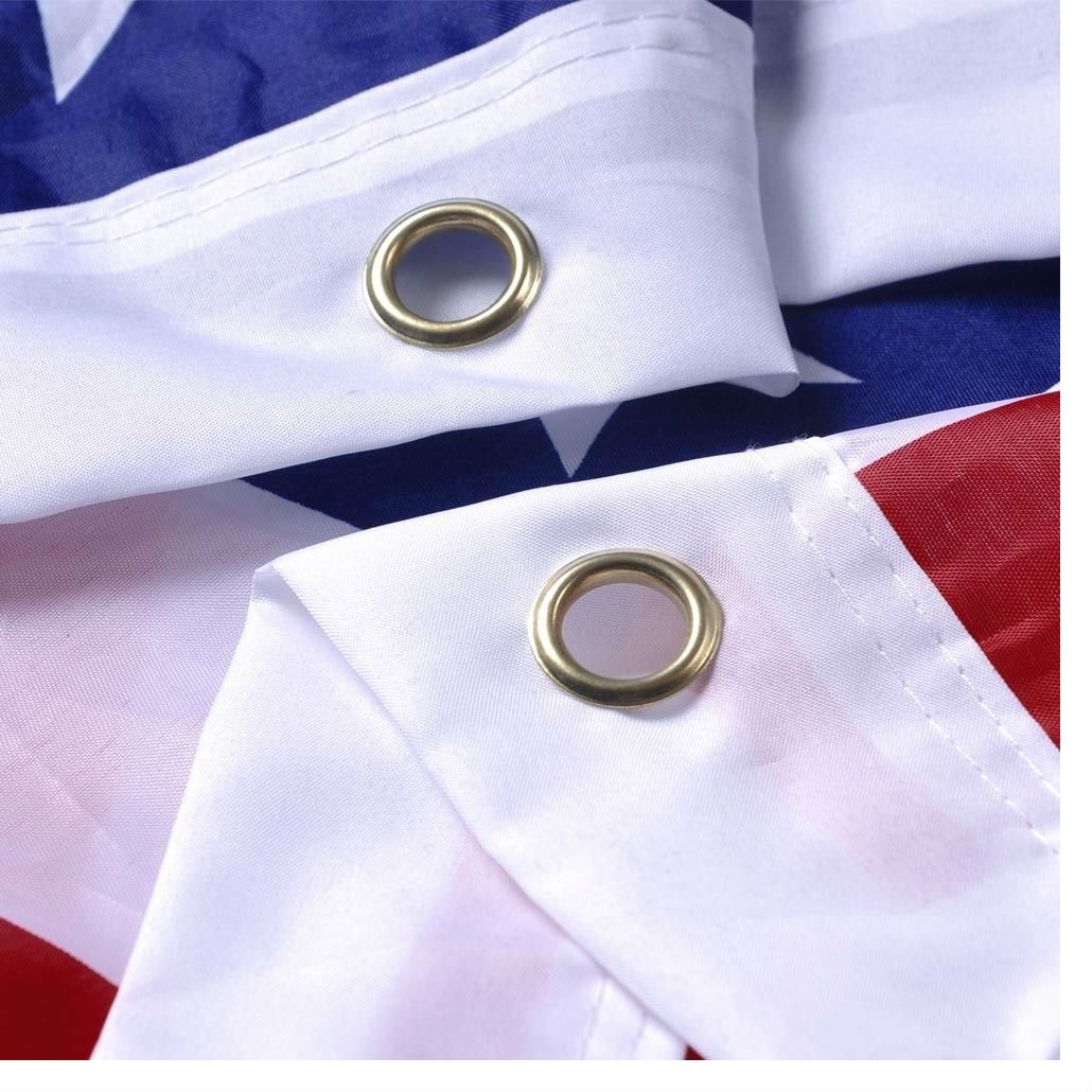 3x5 FT American Flag USA – Polyester, Stars & Stripes, Brass Grommets, Waterproof