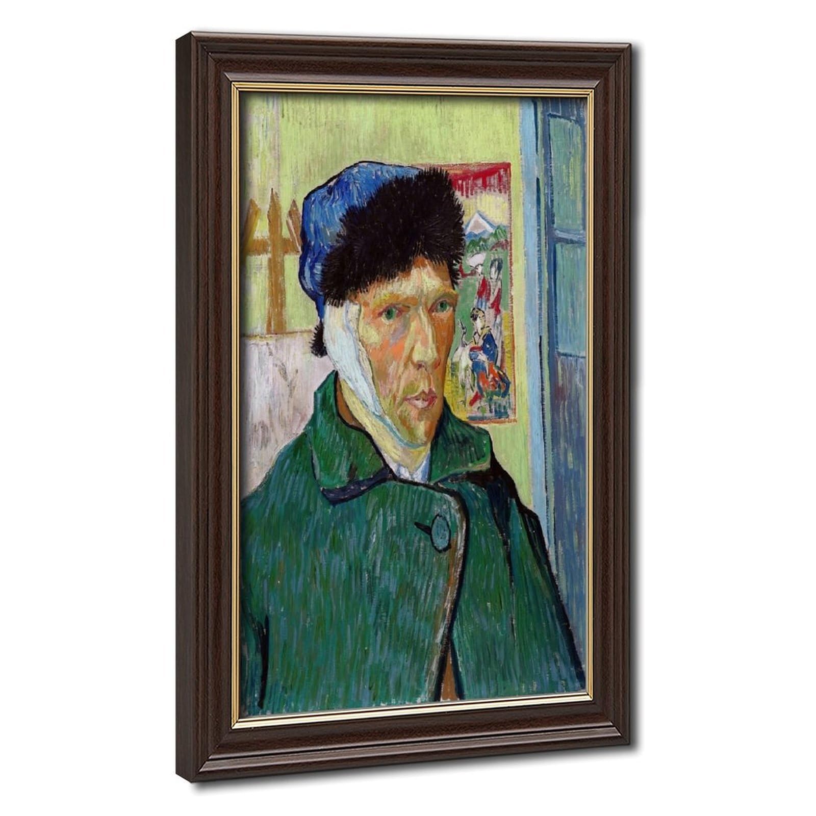 Affiches sur toile décorative Van Gogh autoportrait 30cm - 8