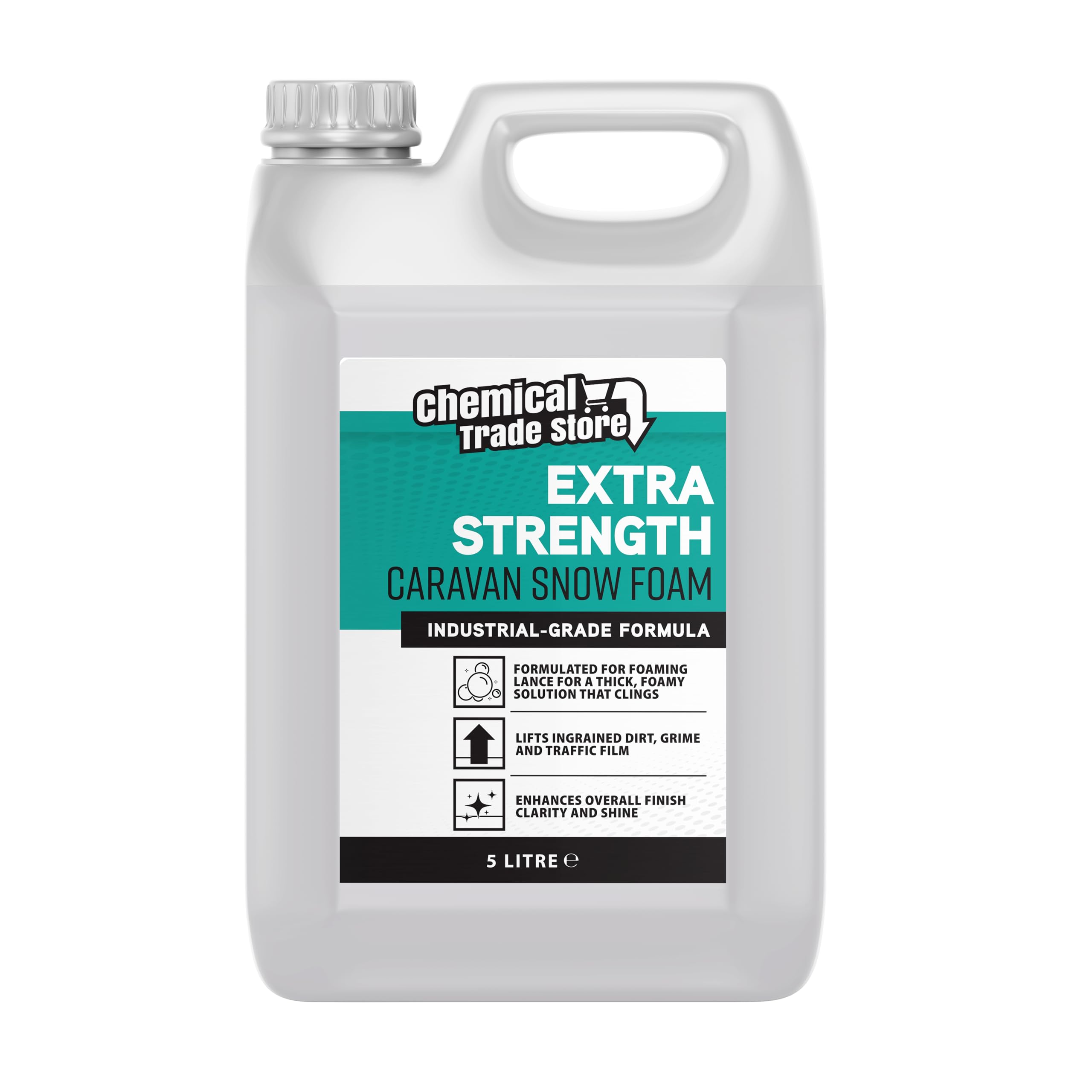Chemical Trade Store - Caravan Snow Foam 5L – High-Foaming Pre-Wash for Caravans & Motorhomes – Streak-Free, Non-Abrasive
