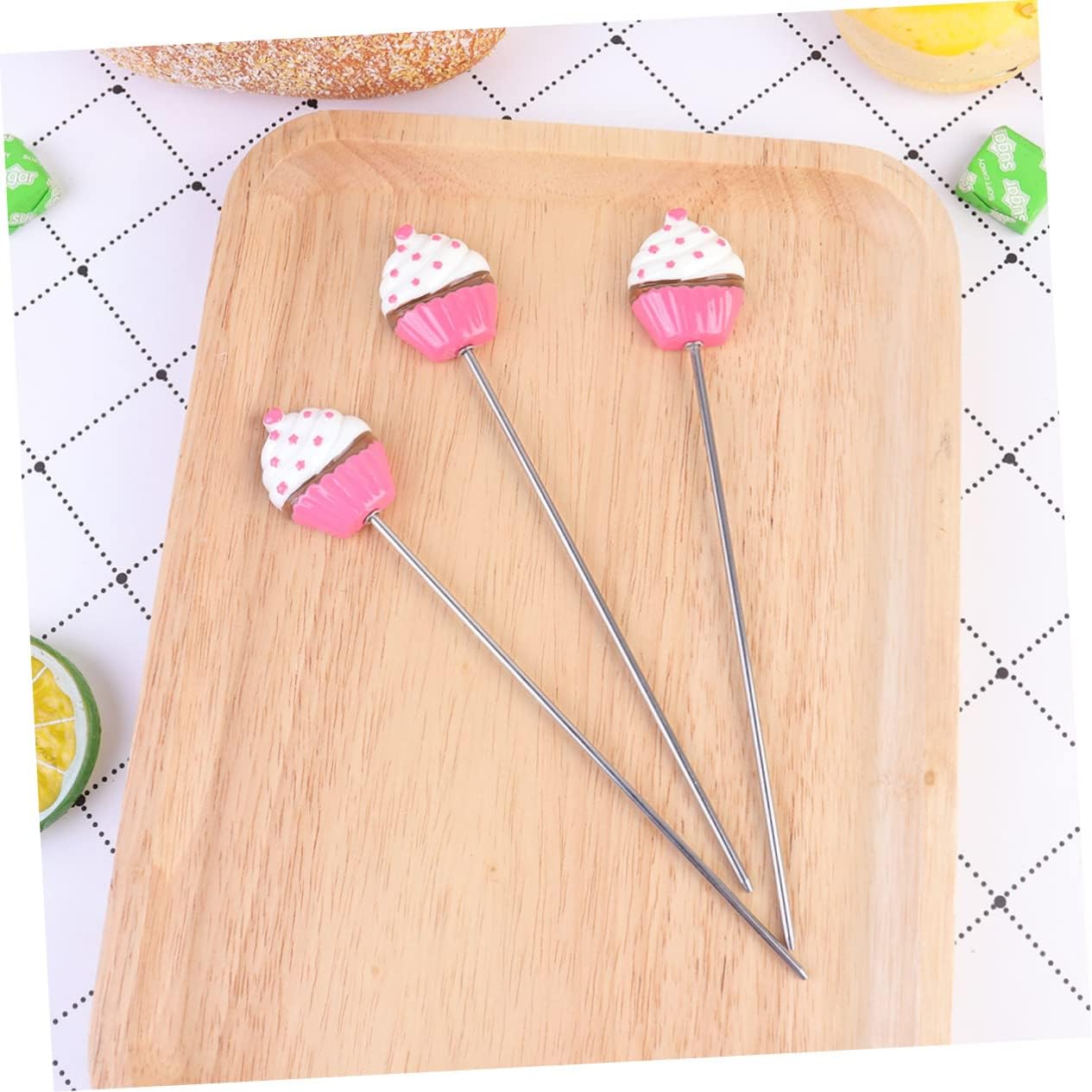 Stainless Steel Probe Set of 4 Baking Tool for Cupcakes