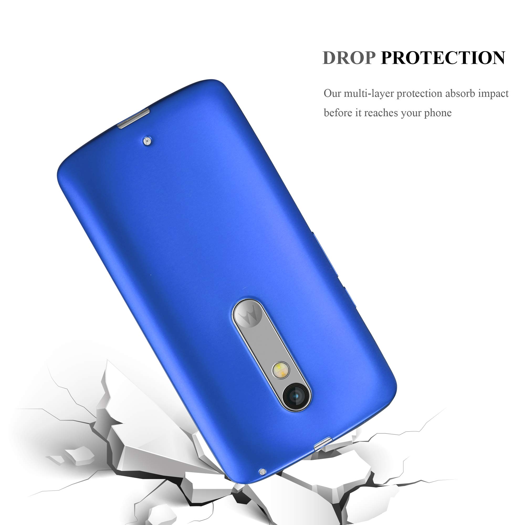 Cadorabo Custodia Motorola MOTO G8 Silicone Liquido Antiurto Premium