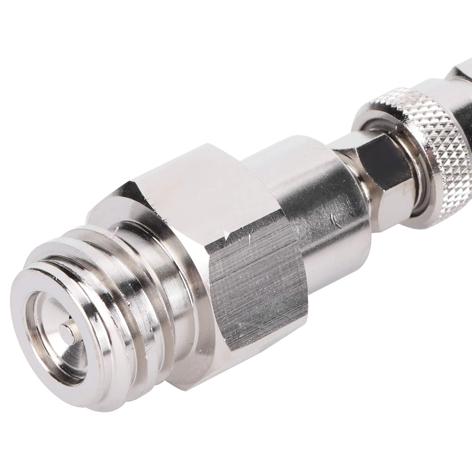 Uniwersalny adapter węża zewnętrznego CO2 ze stali nierdzewnej G5/8-14 1,5 m adapter do maszyny sodowej wąż podłącz urządzenie do sody do dużego zbiornika Co2 bezpośrednio 17000 psi