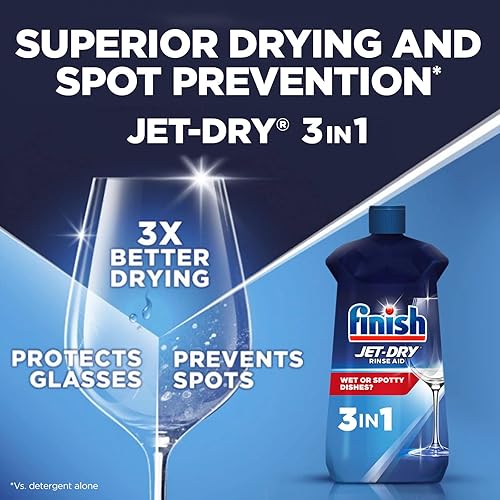 Miniatura 2 de Finish - Enjuague Jet-Dry para lavavajillas agente de enjuague y agente de secado 250 mL