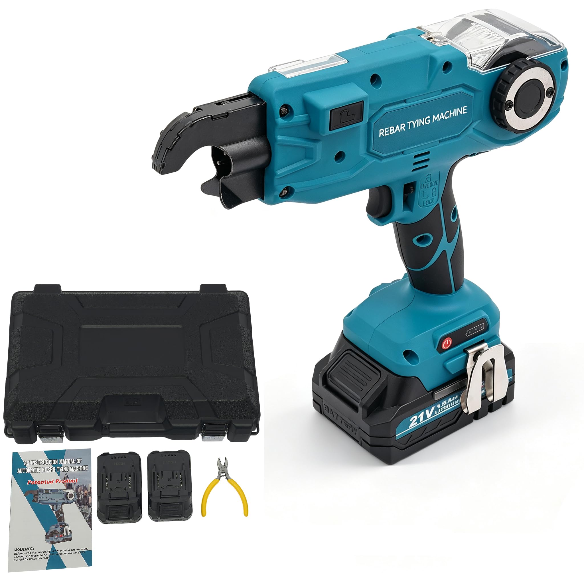 Elektrische Bewehrungsverbinder Automatische Bewehrungsstahl Bindemaschine Kabellose Handheld Automatisches Bindewerkzeug 8-34mm