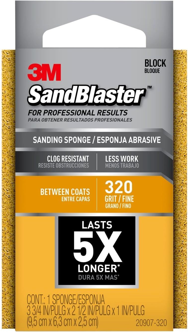 3M Sandblaster™ 60 Coarse Paint Stripping Sanding Sponges, 1 Ct - View #7
