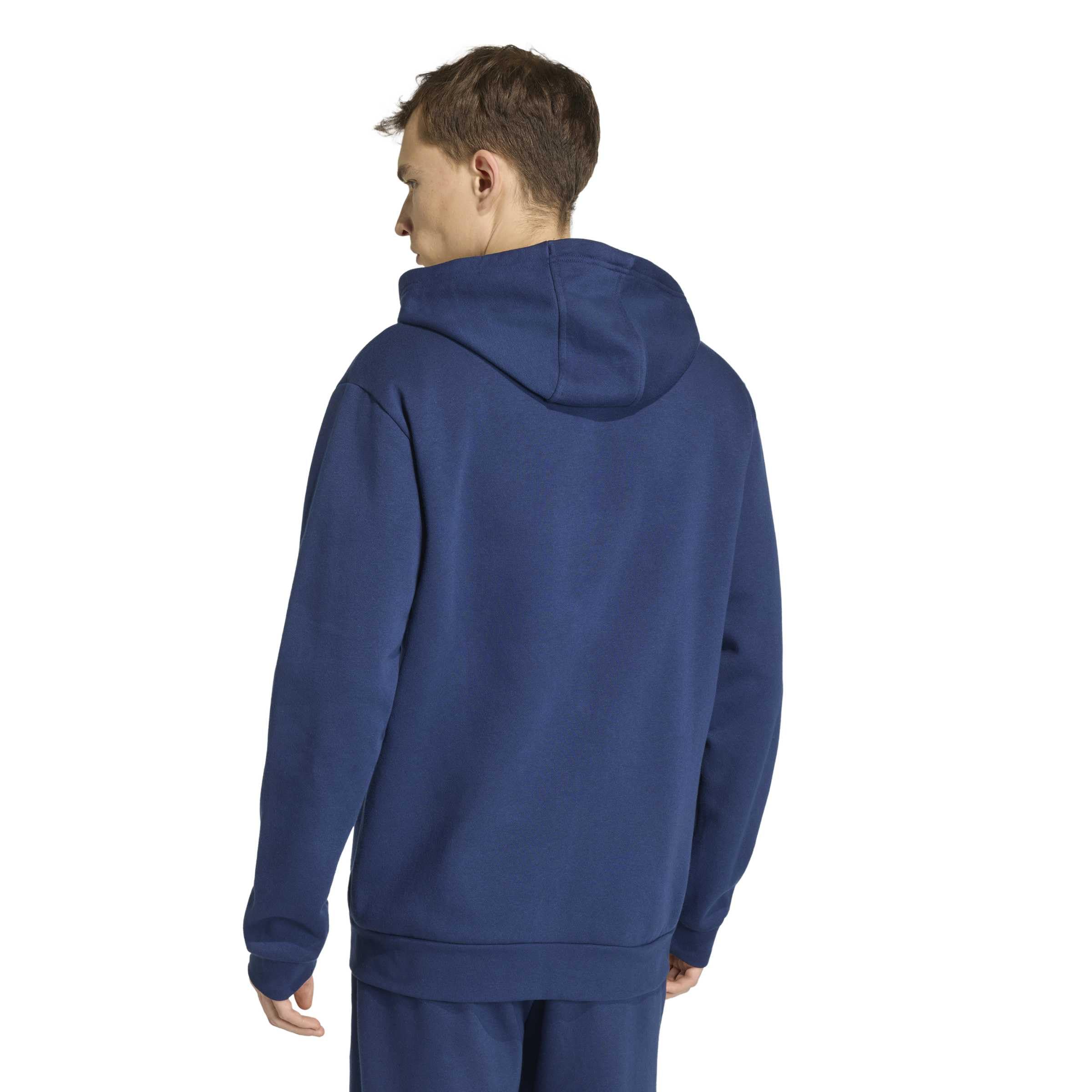 adidas Men's Entrada26 Full Zip Hoodie Team Navy Blue 2/White S S – Bild 4