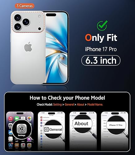 Miniatura 1282 de Fntcase Funda para iPhone 15 Plus y 14 Plus de 6.7 pulgadas, magnética, a prueba de golpes de grado militar, antiamarilleo, delgada, protectora