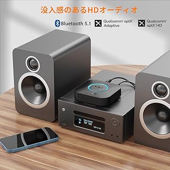 【新品未開封】1Mii  B06HD+ Amazon.co.jp: 1Mii Bluetooth 5.1レシーバー 3.5mm AUX＋RCA