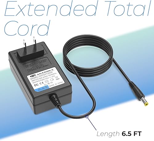 Miniatura 6 de Cargador adaptador de CA para Seagate Freeagent y WD Western Digital External Hrad Drive HDD Cable de alimentación de 6.5 pies