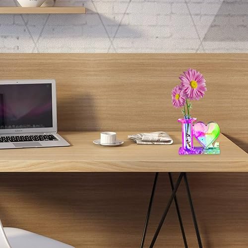 Miniatura 3 de Moldes de resina para estación de propagación de plantas en jarrón, marco de fotos en forma de corazón, arreglo floral, moldes de silicona para San