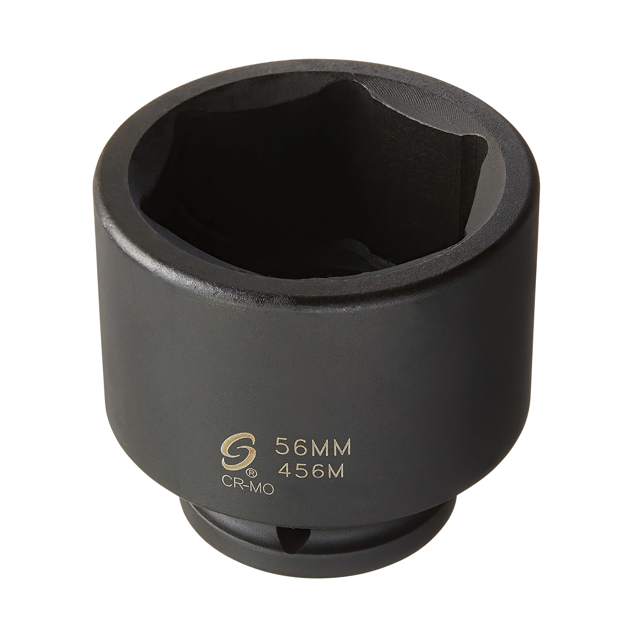 Sunex 456M 3/4-Inch Drive Standard 6 Point Metric Impact Socket 56-Mm