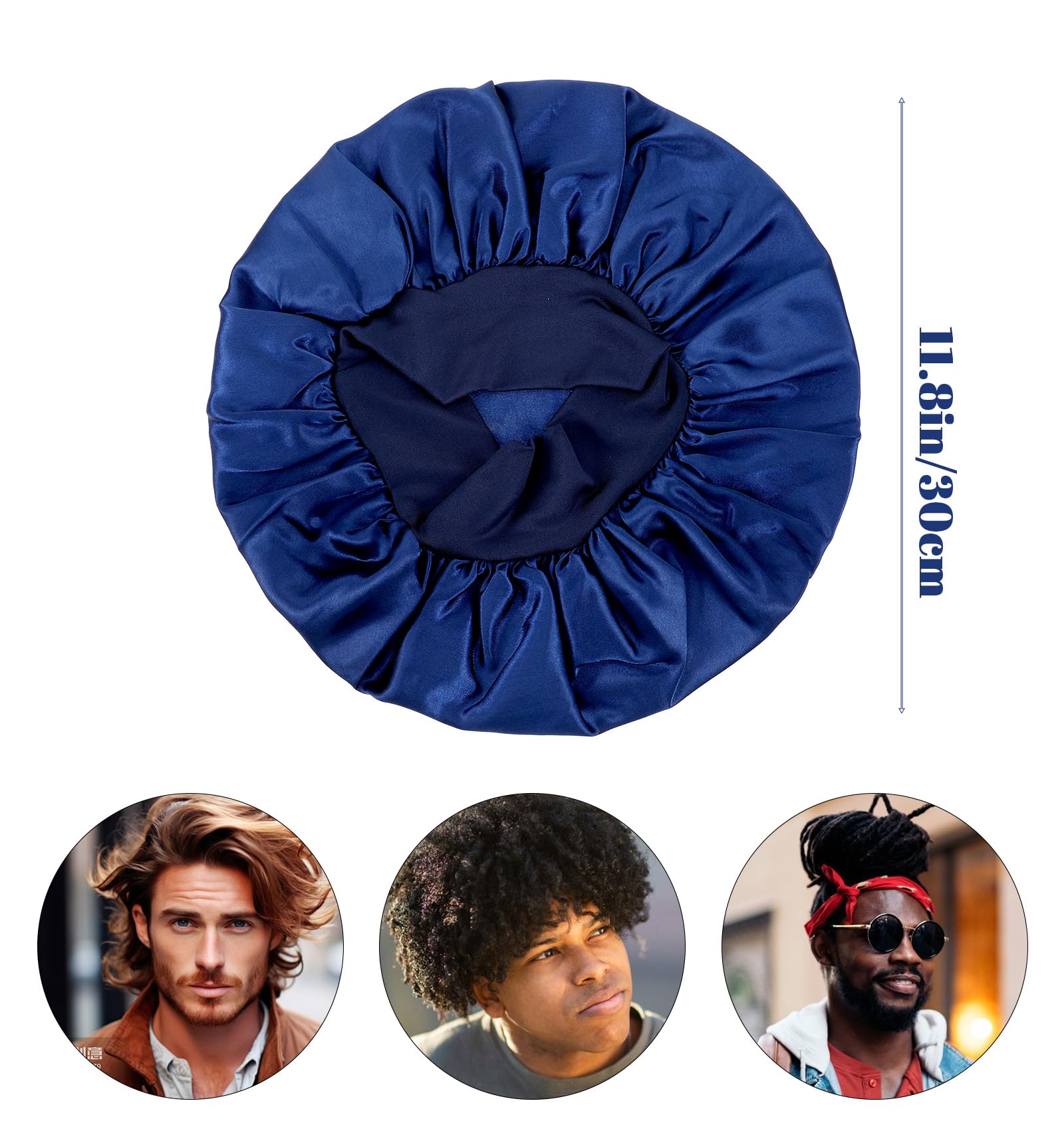 ValueBargain 3Pcs Silk Bonnet Men - Image 2
