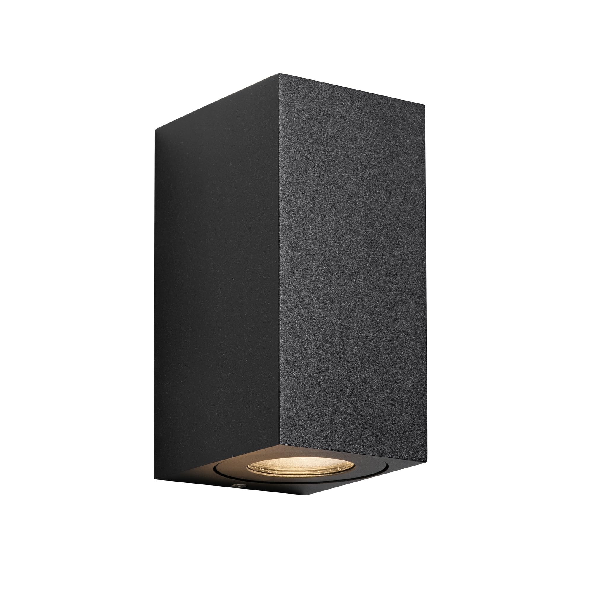Nordlux Canto Maxi Kubi 2 Seaside Outdoor Wall Lamp, Black Gu10 17 Cm
