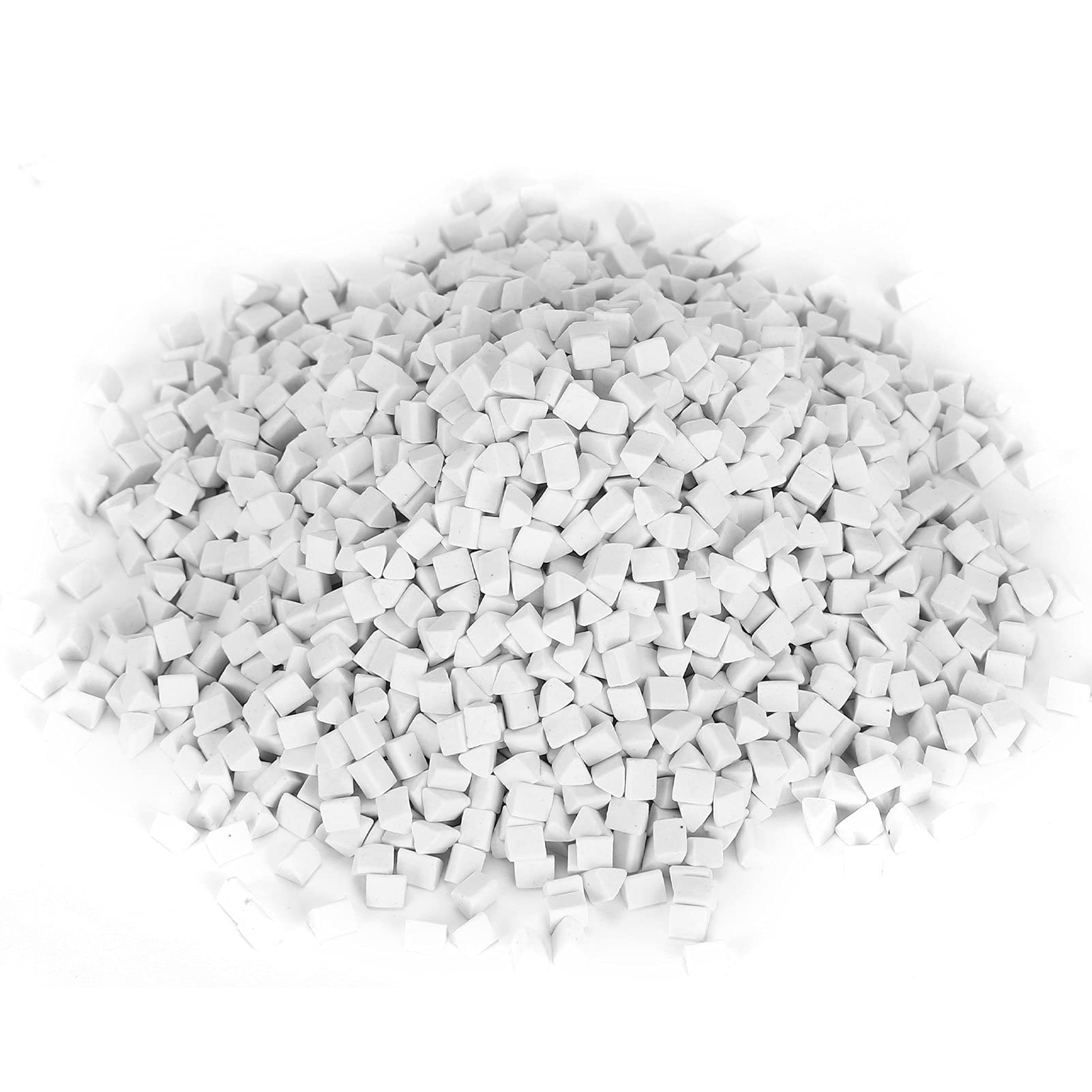 Abrasif Triangulaire en Céramique pour Polissage de Bijoux, pour Polisseuse à Vibrations, 4 Mm, 500 G